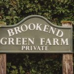 Brookend Green Farm private entrance sign