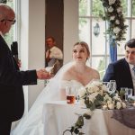 Wedding speech for bride and groom at reception.