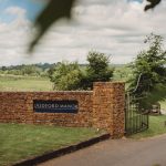 Entrance to Dodford Manor in countryside