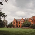 Historic manor house with landscaped garden