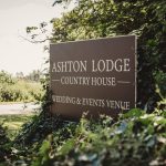 Ashton Lodge Country House wedding venue sign.