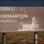 Welcome sign for Normanton Church.