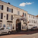 Historic Red Lion Hotel on Salisbury street.